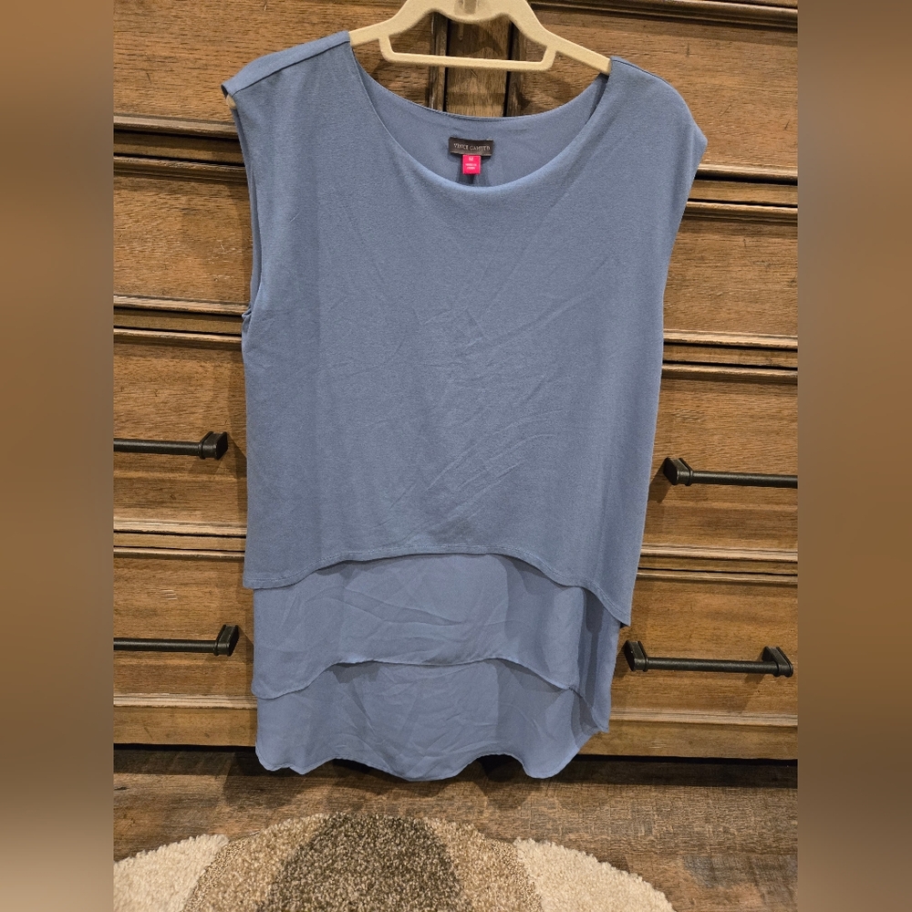 Vince Camuto High Low Layered Top, Medium